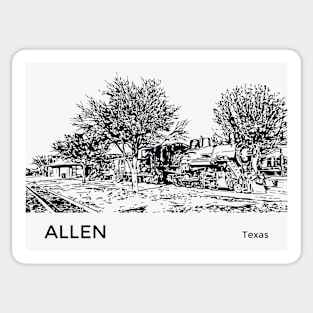 Allen Texas Sticker